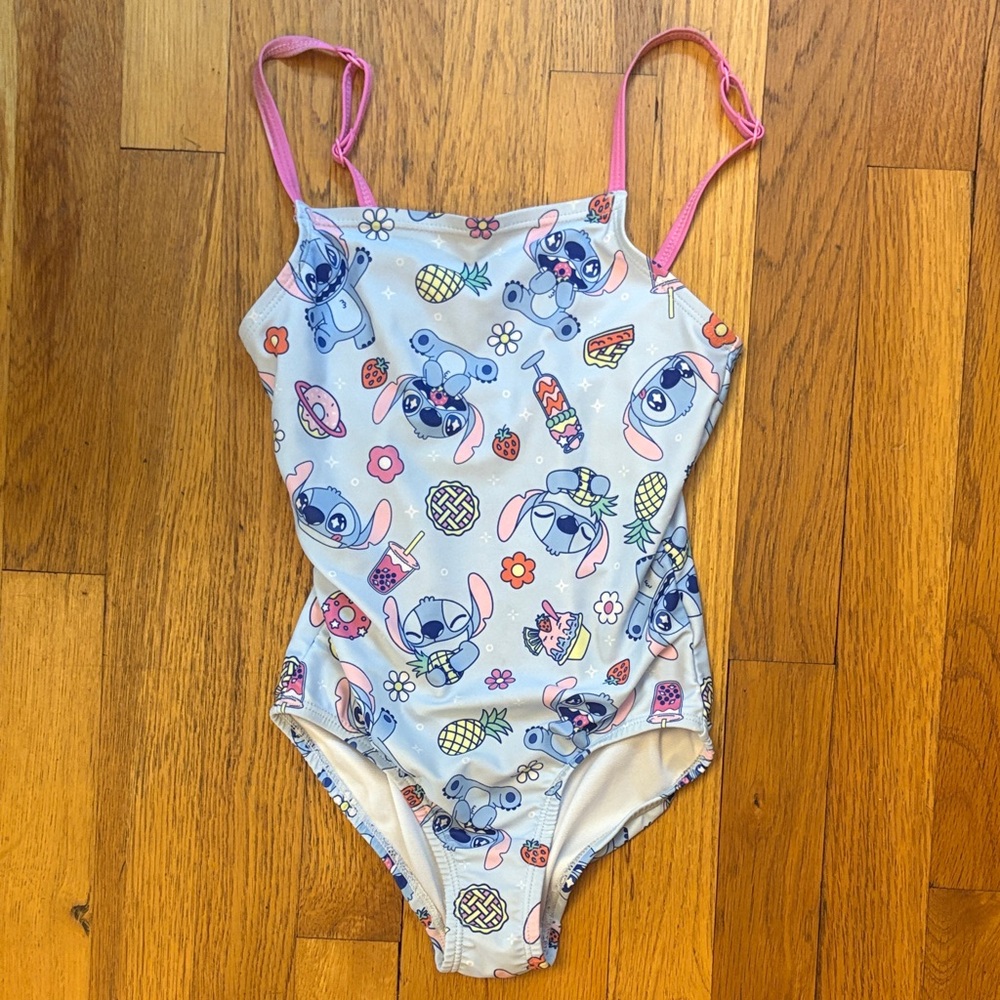 Girls' LILO and Stitch  One-Piece Swimsuit- small